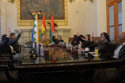 Por décima vez fracasa la elección del vicepresidente del Concejo de La Paz; opositores apuntan al frente de Dockweiler