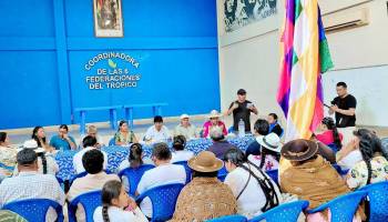 Evo Pueblo convoca a congreso nacional y busca garantizar su participación en futuros procesos electorales