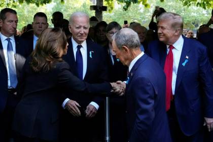 Harris y Trump reunidos en Nueva York por aniversario del 11-S tras agrio debate