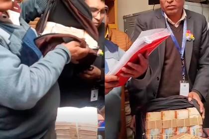 Entre lágrimas, dirigente del magisterio de La Paz devuelve Bs 1 millón y niega desfalco de aportes