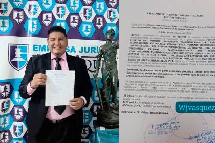 Admiten acción popular contra el DS 5515 y citan a audiencia para este martes, según accionante 