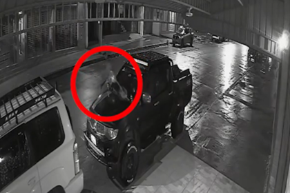 Video: Sujeto atentó contra el vehículo de un fiscal de Bermejo en menos de 20 segundos