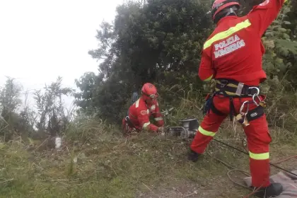 Un muerto y dos heridos tras la caída de una vagoneta en la ruta a los Yungas, reporta la Policía 