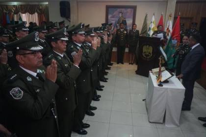 Estos son los nuevos jefes nacionales de la Policía posesionados este jueves