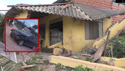 Conductor que impactó con una vivienda en la Pampa de la Isla se encontraba en estado de ebriedad