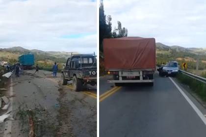 Choque de cuatro vehículos deja al menos dos fallecidos en ruta a Sacaba