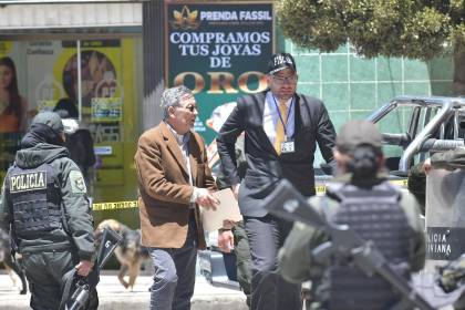 Montaño desvincula al fiscal asignado para tomar declaración a Mariaca, Zeballos e Irusta en la Felcn de El Alto