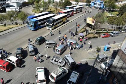 La Paz: Estos son los 44 puntos de bloqueo anunciados por los choferes para este martes 
