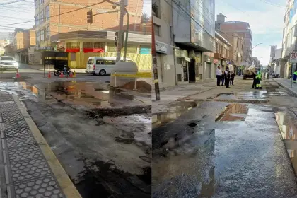 ¡Tome sus previsiones! Calles del centro de Cochabamba estarán cerradas por trabajos de alcantarillado