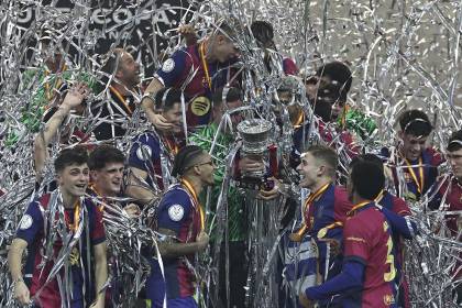 Barcelona campeón de la Supercopa de España: venció 5-2 a Real Madrid en Arabia Saudita