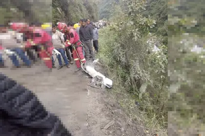 Conozca la lista de los ocho fallecidos de un embarrancamiento en los Yungas