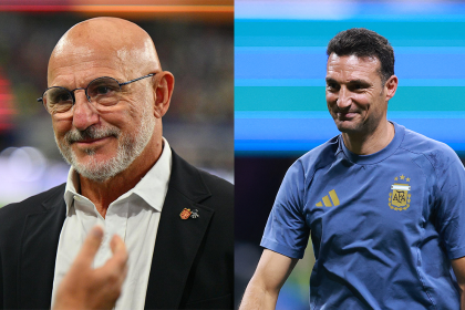 De la Fuente y Scaloni, un reencuentro entre maestro y alumno por el título de la Copa del Mundo