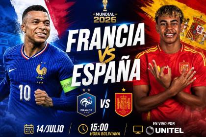 En vivo por Unitel: Francia y España definen al primer finalista del Mundial 2026