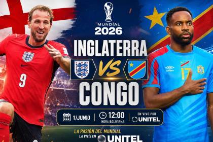 En vivo por Unitel: Inglaterra enfrenta a Congo en busca del pase a octavos