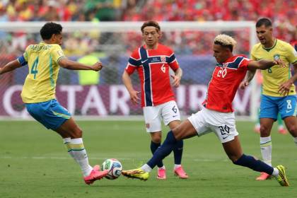 Minuto a minuto: Bruno Guimaraes falla un penal para Brasil ante Noruega (0-0)