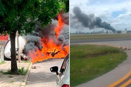 Dos muertos tras el impacto de un avión contra una vivienda en Argentina