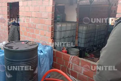Hallan 7 mil litros de diésel en una vivienda de Senkata; hay una aprehendida 