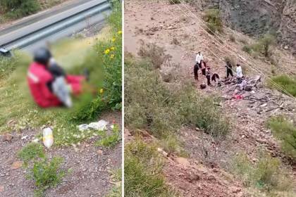 Tragedia en Potosí: Más de 30 muertos y 15 heridos por la caída de un bus a un barranco 