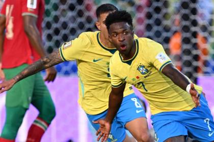 Minuto a minuto: Vinicius marca un golazo para el empate de Brasil ante Marruecos (1-1)