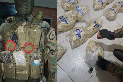 Cruce de fuego en intervención a fábrica de droga: Policías y delincuentes se enfrentan a balazos