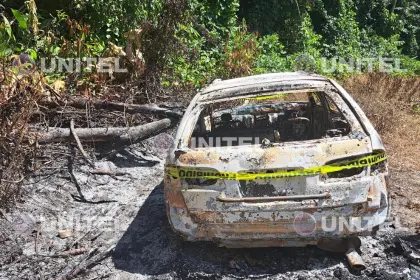 Hallan vehículo calcinado de las dos personas linchadas en una comunidad de Ivirgarzama 