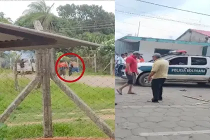 Video: Encapuchados golpearon a policías de una patrulla e intentaron subirlos a otro vehículo