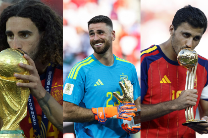 Unai Simón, Cucurella, Rodri y Merino fueron los pilares de la Roja campeona