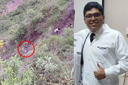 Dos médicos bolivianos sufrieron un accidente en Perú, uno falleció y el otro se encuentra en estado crítico