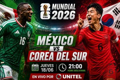 En vivo por Unitel: México vs Corea del Sur se miden en duelo clave en el Mundial