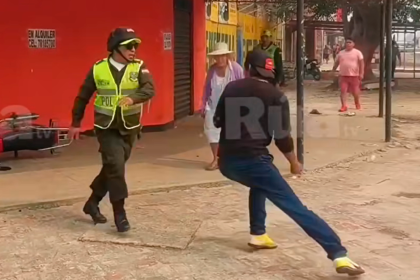 Identifican al hombre que intercambió golpes con un efectivo policial tras un control en Montero 