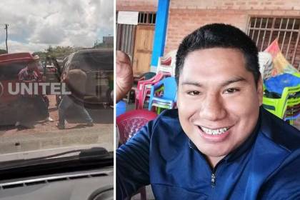 Video: El evista Reynaldo Ezequiel se va a los golpes en la fila para cargar combustible 