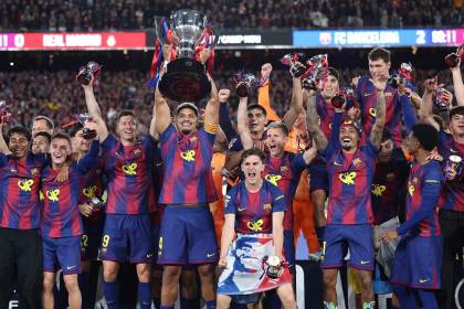 Barcelona vence al Real Madrid y se consagra campeón de la Liga de España