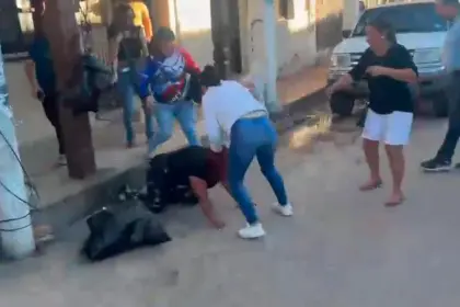 Video: Se registró una pelea campal tras audiencia del feminicida de Giselle 