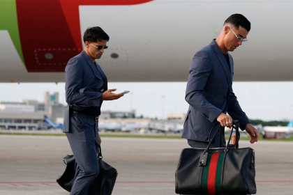 Portugal llegó a Estados Unidos liderada por Cristiano para disputar el Mundial