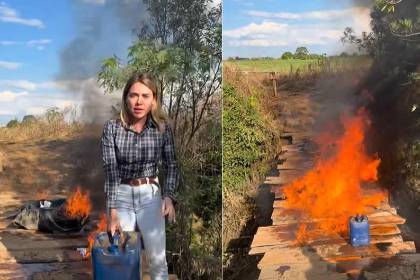 “Solo queremos trabajar en paz”: Propietaria del predio Santa Rita quema puente usado por avasalladores