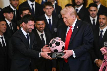 Histórica visita de Lionel Messi e Inter Miami a Donald Trump en la Casa Blanca