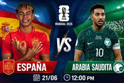 Domingo mundialista por Unitel: España ante Arabia y Uruguay contra Cabo Verde