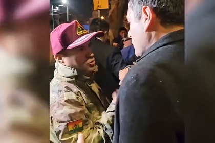 Tenso cruce entre Lara y un coronel en Viacha; el ministro de Defensa respalda al militar