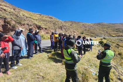 La Paz: Un hombre de 68 años es hallado muerto a metros de la carretera de Ancoraimes 