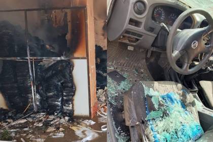 “Tenía dinamita y petardos”: Aprehenden a mujer por la quema y destrozos en la Subalcaldía de Senkata, reporta la Fiscalía 