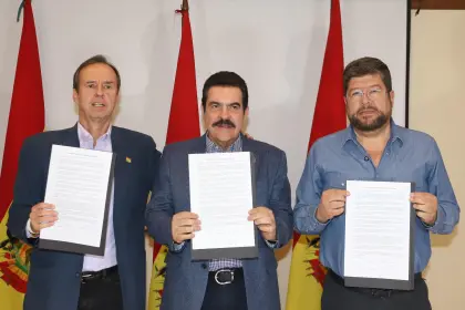 Manfred, Samuel y Tuto rechazan la “subversión del orden democrático”, urgen un encuentro con el TSE y “un crédito limitado” para combustibles
