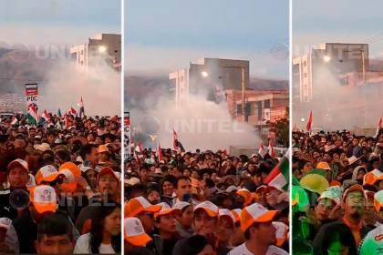 Gasificación irrumpe una concentración del PDC en la zona sur de Cochabamba