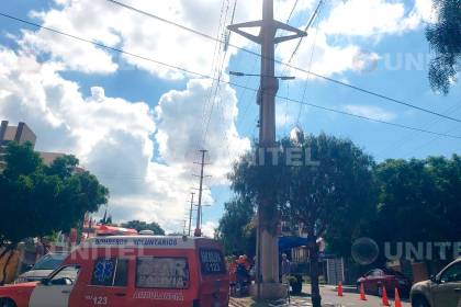Reportan caída de una persona de un poste en la zona norte de Cochabamba 