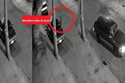En menos de tres minutos, así fue el robo de un auto que era la herramienta de trabajo de una familia