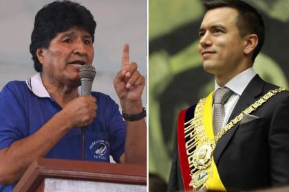 Evo dice que las elecciones en Ecuador fueron irregulares y cuestiona la presencia boliviana en la posesión presidencial