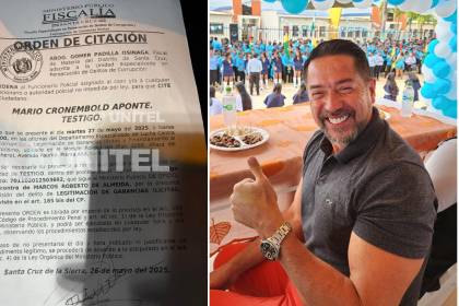 Fiscalía cita a declarar como testigo a Mario Cronenbold por el caso ‘Tuta’