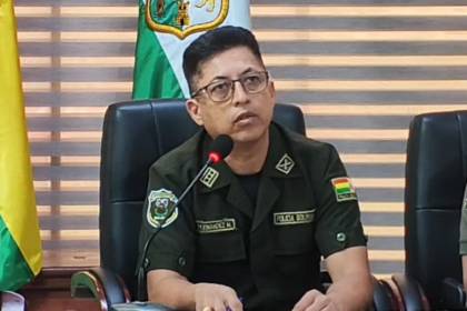 Edson Fernández asume como comandante departamental de la Policía en Santa Cruz