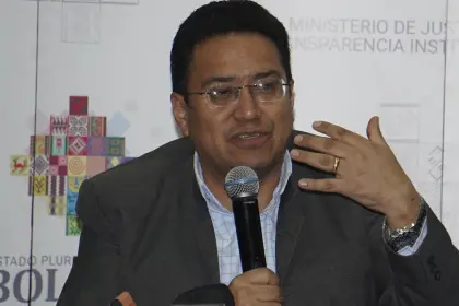 “No creo que Evo se anime a marchar” dice el ministro de Justicia y recuerda que hay una orden de aprehensión 