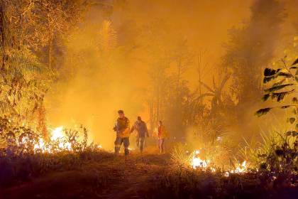 Desde Santa Cruz, Arce declara desastre nacional por incendios forestales tras el insistente pedido de distintos sectores