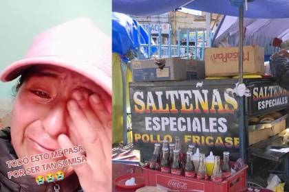 Ingeniera civil que se gana la vida vendiendo salteñas denuncia que fue estafada por una mujer que le pidió trabajo